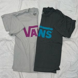2 Vans tees